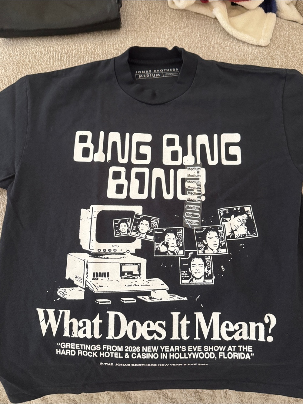 Bing Bing Bong Black Joe Jonas Graphic T-Shirt